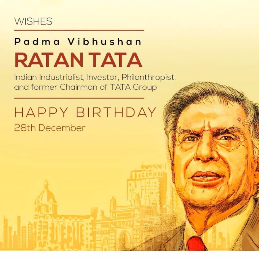 Happy birthday ratan tata sir great human being 