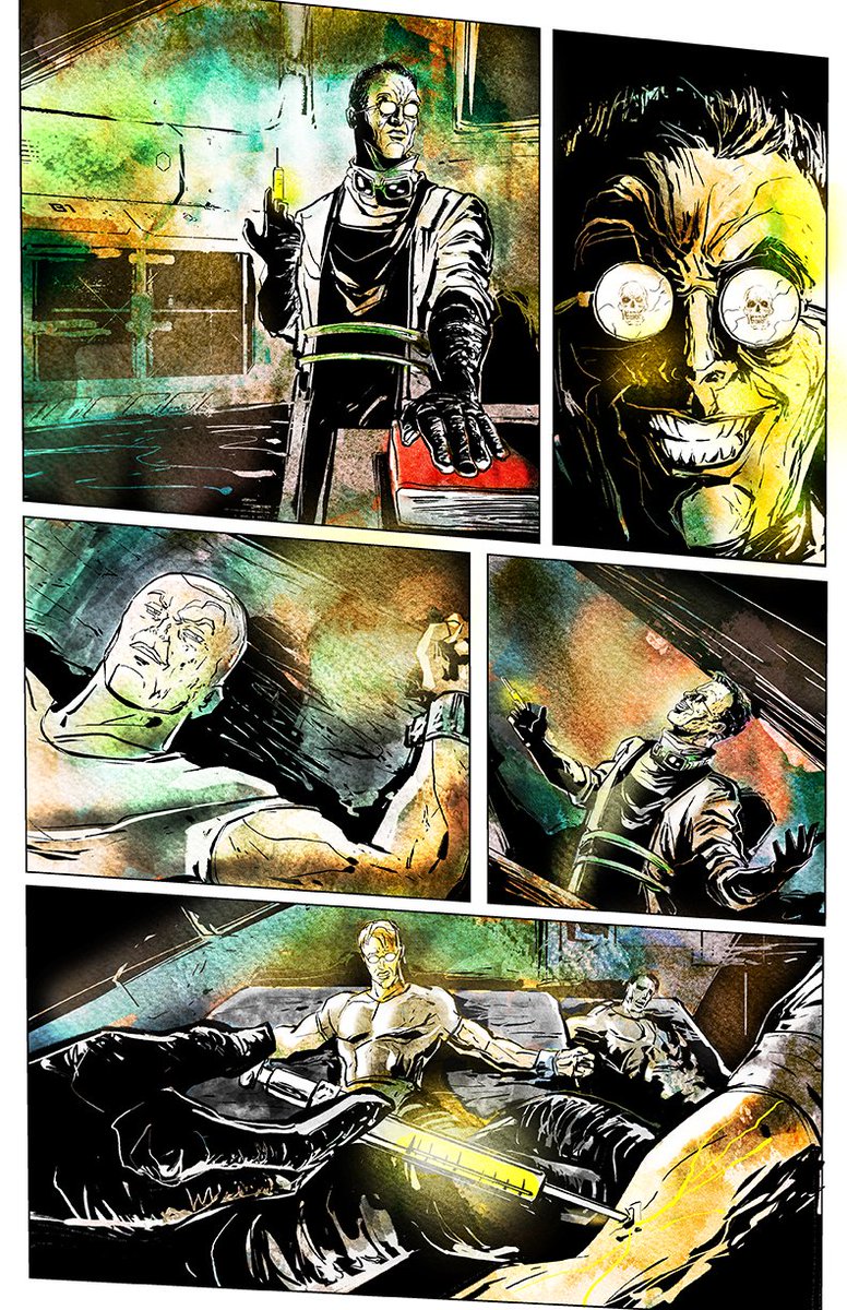 Double Cross #3 launches on January 1st!  Come meet the horrific new villian pulled straight from your history books DOCTOR DEATH!