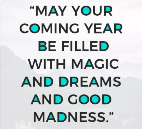 ReallyReeseB's tweet photo. Just a few more days, and then we welcome a new year! #goodmadness #newyear #magic #dreams #goals https://t.co/TnMaVFe2Pr