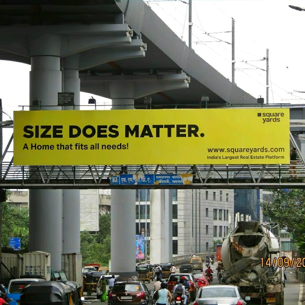 mADcampaigns's tweet photo. Square Yards' heads turning, traffic stopping billboards.

Agency: Madison World/Platinum Outdoor @MadisonWorldIND

#SquareYards #outdoorads #ooh https://t.co/fylZ6HAkvO