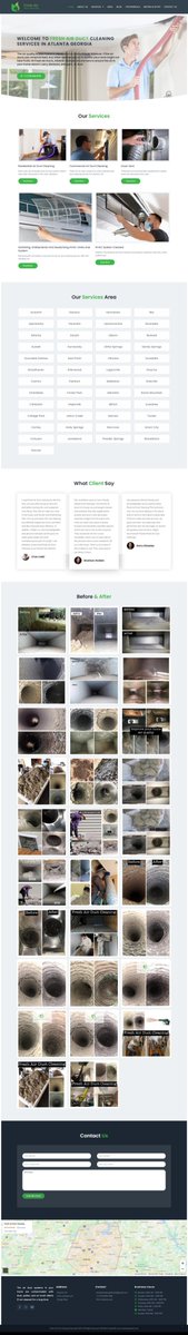 dolar1254's tweet photo. WELCOME TO FRESH AIR DUCT CLEANING SERVICES IN ATLANTA GEORGIA. I made this website for a cleaning company.

Website Link: https://t.co/Z7QXN1bmyz

#wordpresswebsite #wordpress #airductcleaning #cleaning #cleaningservices #elementor #elementorpro #elementorwebsite https://t.co/6bCikrKCqG