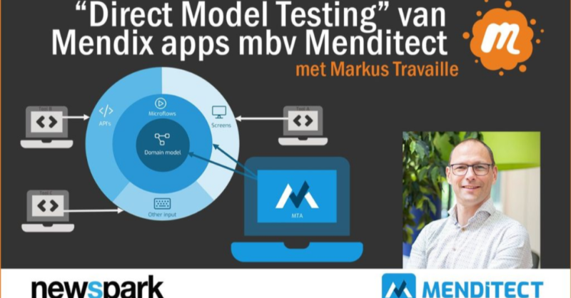 newsparkbv's tweet photo. Begin deze maand vertelde Markus Travaille tijdens 'n goedbezochte (online) meetup (en liet hij zien) dat Menditect 'n uitstekende tool is om @Mendix applicaties te testen. Wessel, onze Mendix specialist, schreef er deze blog over. 
#menditect #testautomation #softwaretesting