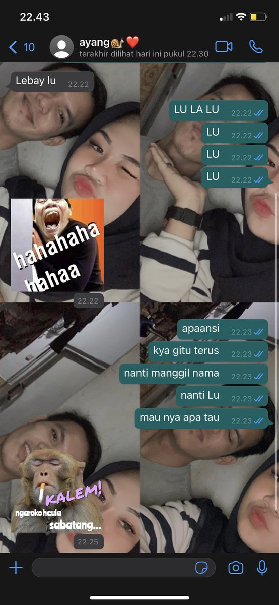 KLO LAGI NGAMBEK LANGSUNG DI VC ❤️🧡 ternyata vc dan jadi cewe jarang ngambek itu enak ya bahagia walau sederhana
