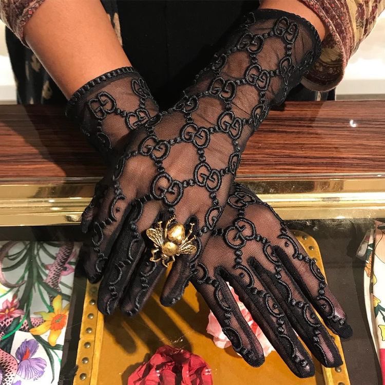 m ✨ on X: gucci tulle gloves  / X