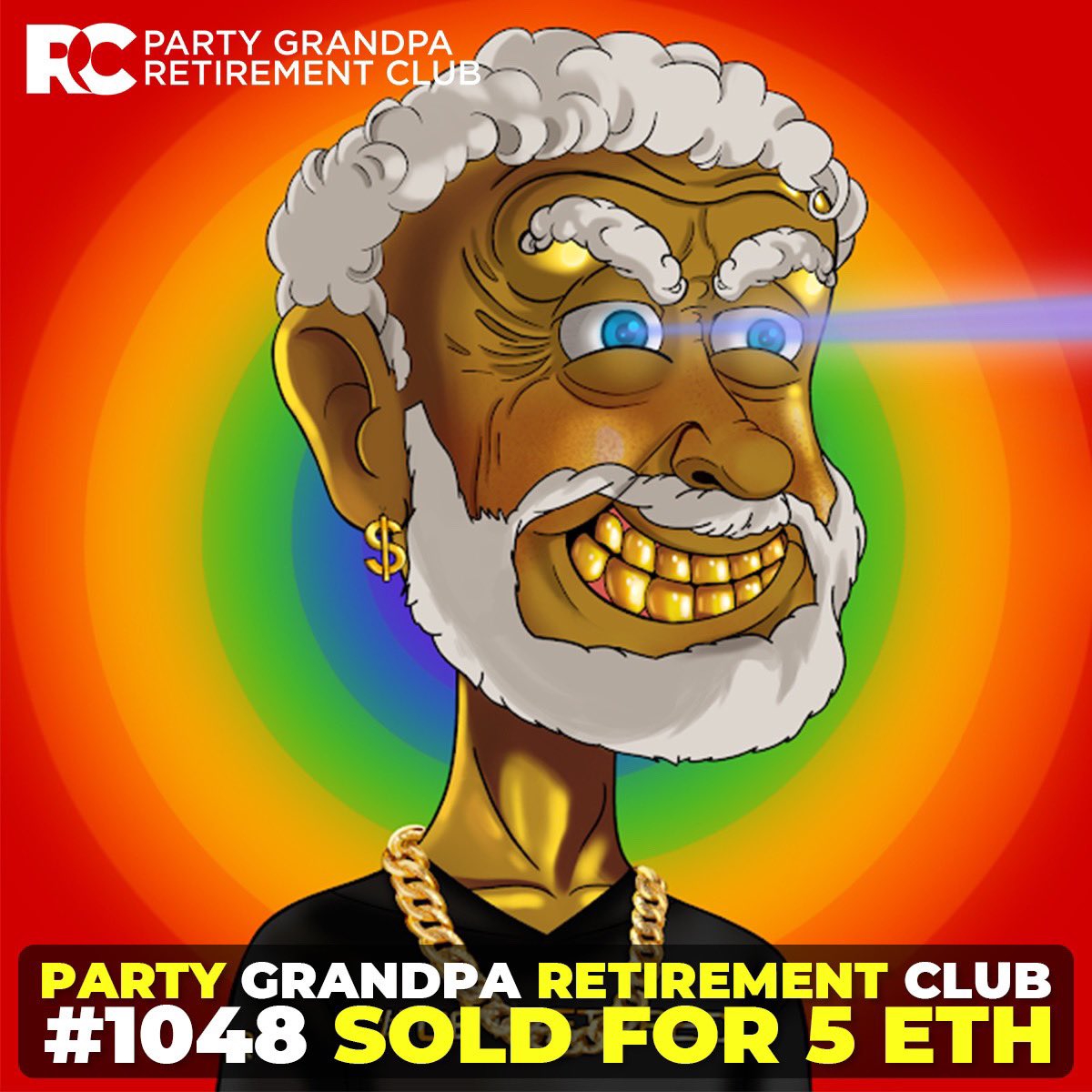 partygrandpanft's tweet photo. This Party Grandpa Retirement club sold for 5 ETH 🔥

This rare partygrandpa #1048 had a lot of attention 🤩

Who would have held? 🤔💎

#nfts #nftcommunity #nftart #degenerategranny #partygrandpa #NFT #nftmint #opensea https://t.co/VCc41ehckz