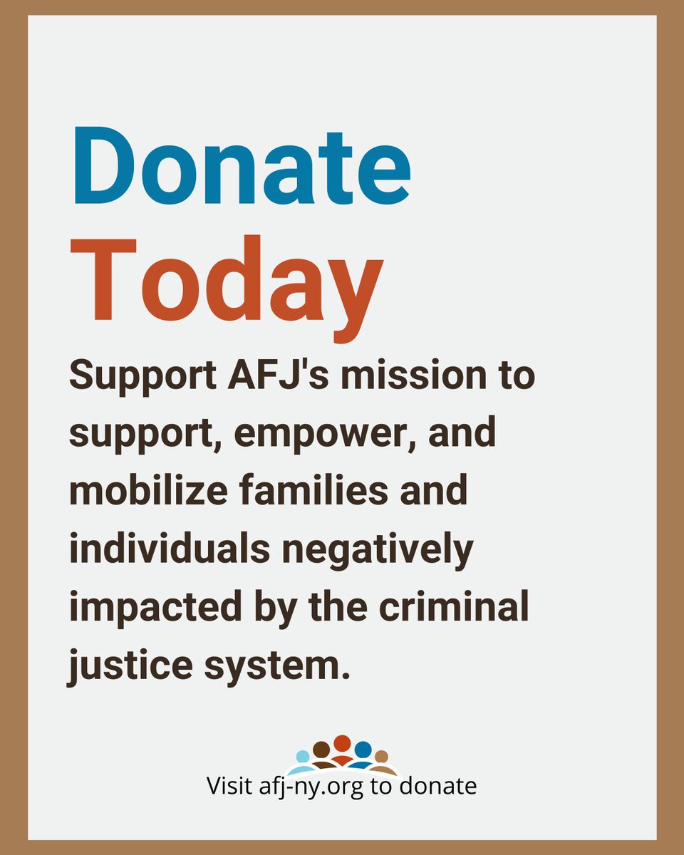 We wouldn't be able to impact our community without the generosity and support of others. There's so much ahead of us in 2022, but we need the financial support to help us achieve those goals and initiatives! 

Donate today: afj-ny.ourpowerbase.net/civicrm/contri…
