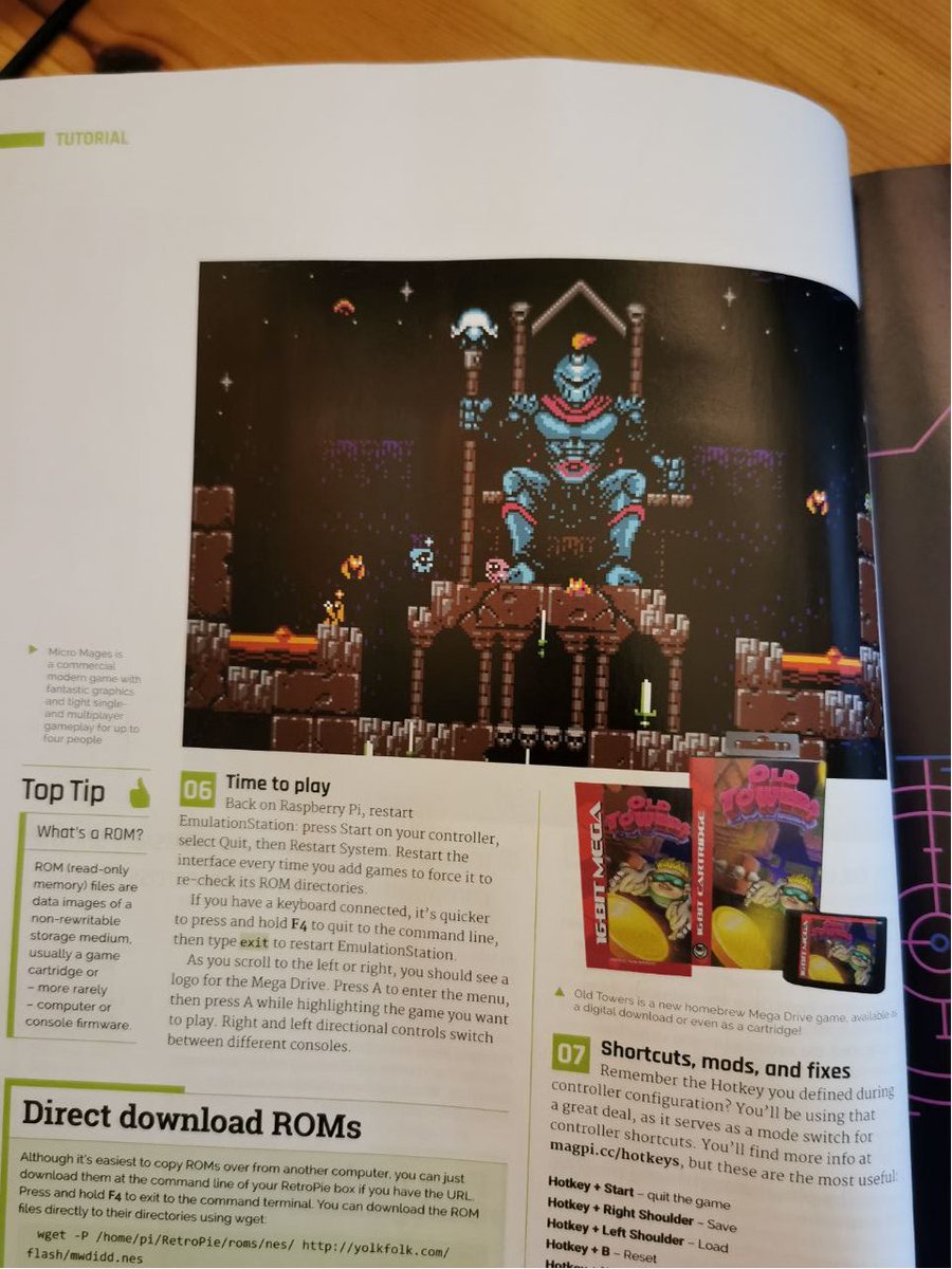 NicolasBetoux's tweet photo. 😊Just received the Raspberry Pi book special Retro Gaming with Micro Mages on cover 😍

👏Thanks a lot to @TheMagPi team for showing and writting about homebrew games!

Physical/Digital:
https://t.co/jlHv1Ie2z2

👾Saw different games from @OmebrouCorp @matthughson @lizardrive https://t.co/leIj0jdUen
