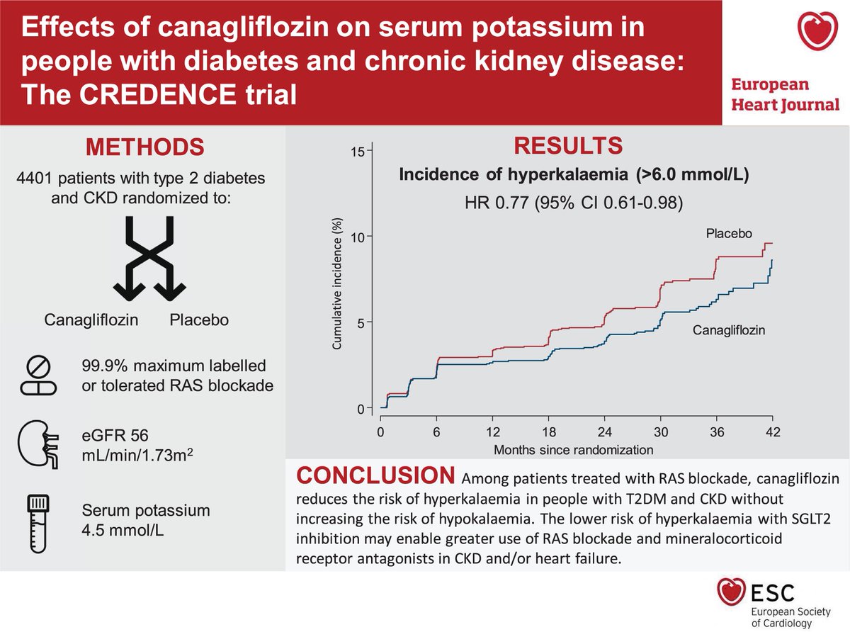EHJ Editor-in-Chief (@ehj_ed) on Twitter photo Effects of canagliflozin on serum potassium in people with diabetes and chronic kidney disease: the CREDENCE trial is out !
ow.ly/6axZ50HjJMa
#potassium #canagliflozin #diabetes #cardiotwitter <a href="/ESC_Journals/">European Society of Cardiology Journals</a> <a href="/escardio/">European Society of Cardiology</a> Effects of canagliflozin on serum potassium in people with diabetes and chronic kidney disease: the CREDENCE trial is out !
ow.ly/6axZ50HjJMa
#potassium #canagliflozin #diabetes #cardiotwitter <a href="/ESC_Journals/">European Society of Cardiology Journals</a> <a href="/escardio/">European Society of Cardiology</a>