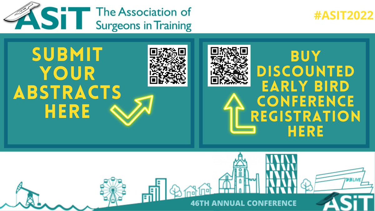 Join us #ASiT2022 Annual Conference 4-6th March 2022 in Aberdeen!

>Amazing value pre-conference courses
>Present your work and win prizes
>Incredible speakers and breakouts
>Catch up with friends and colleagues

Abstract submission &amp; Early bird registration 👇