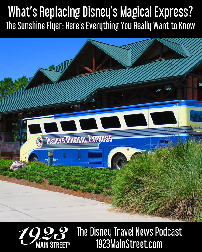 1923MainStreet's tweet photo. Is it possible that the new service filling the void left by Disney's Magical Express will be even more magical? It is & we share why on this week's show. #SunshineFlyer
Episode 105 now playing on all #podcast players & https://t.co/dHlUt92VfQ
Listen now https://t.co/juD79W3pu1 https://t.co/CW3NamZJkq