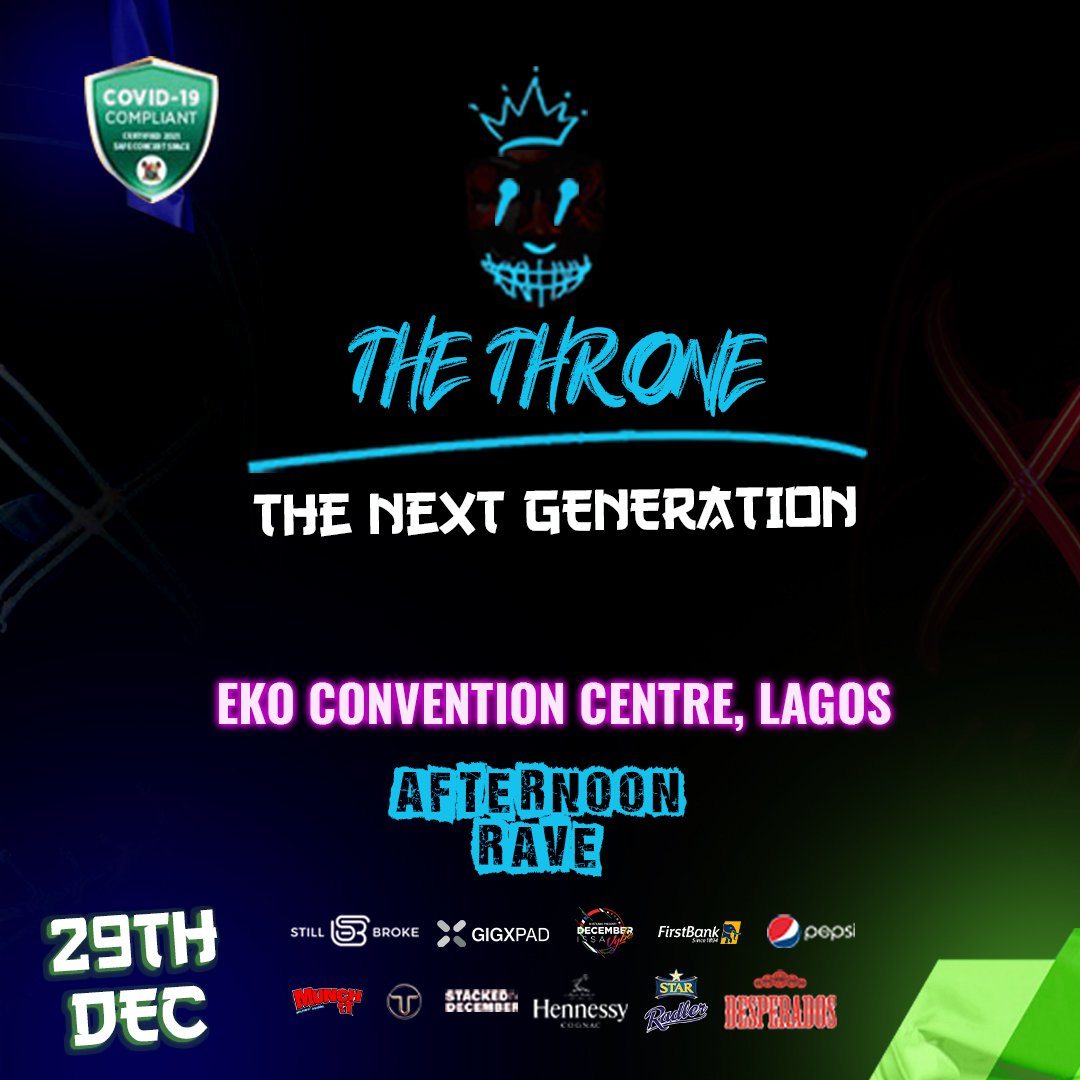 Tegadeyforyou's tweet photo. First Bank is giving out Amazing Tickets to "The Throne" Double Rave Tomorrow!!! Both Afternoon Rave and Evening Rave!! It's going to be Insane fun guys, you don't wanna miss out on this 🔥
Just Register on this Website ASAP!
#VybedbyFirstBank
Link: https://t.co/pR4FGNpZzQ https://t.co/cCWOrvKoly