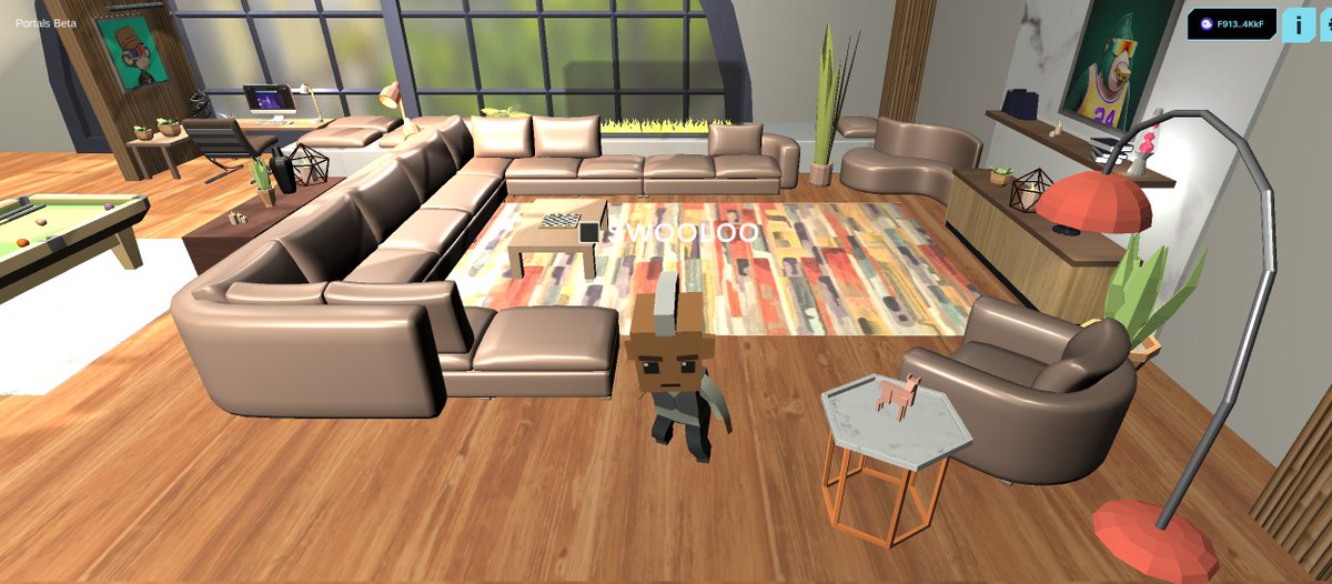 SWOOLOO_sol's tweet photo. Finally got around to setting up my @_portals_ Super excited to see where this project goes. #NFT #Metaverse https://t.co/BPfhlQNcuY