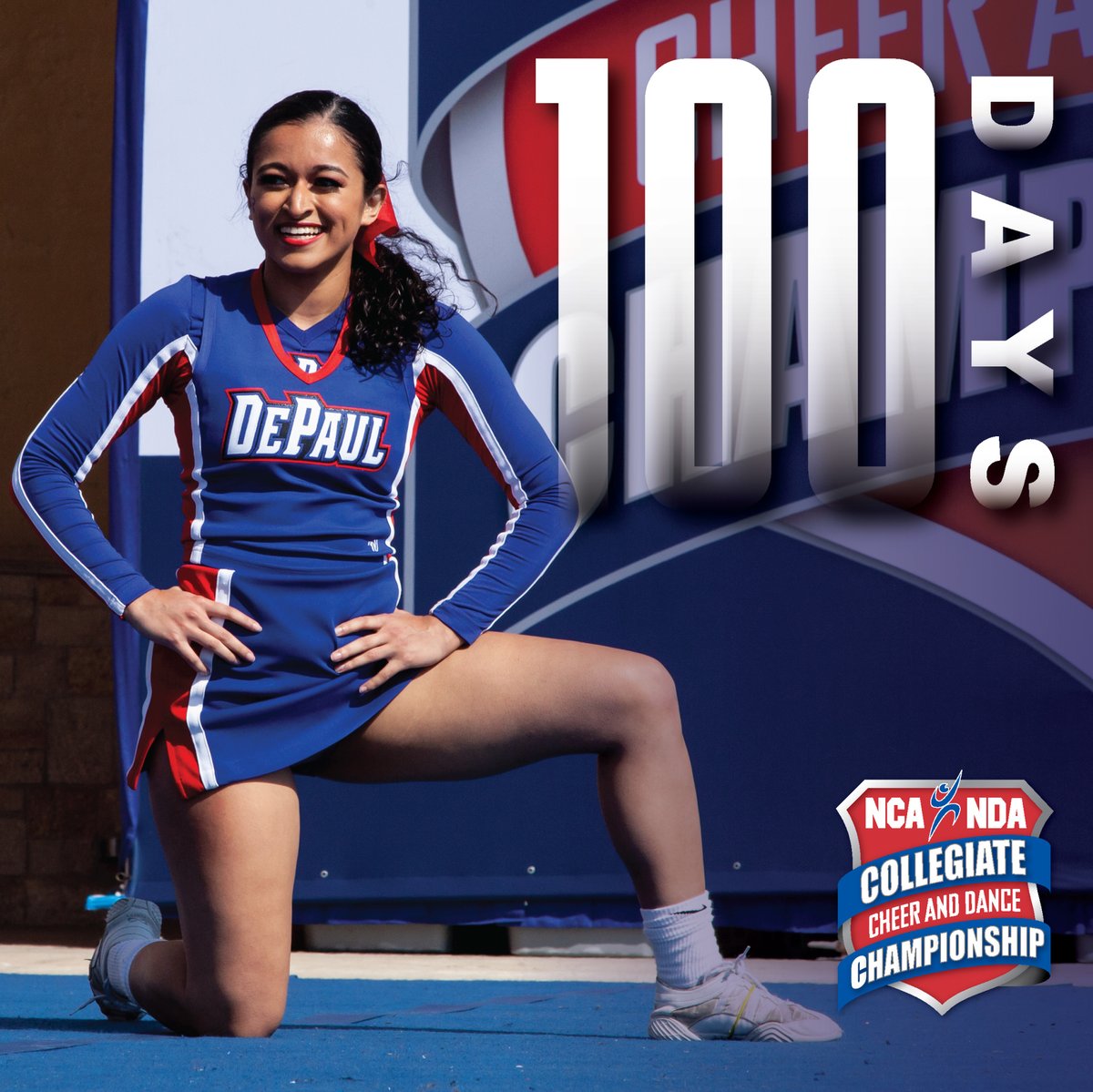 And just like that, we are only 1️⃣0️⃣0️⃣ days away from #NCAnationals! 🏆 #theworkisworthit