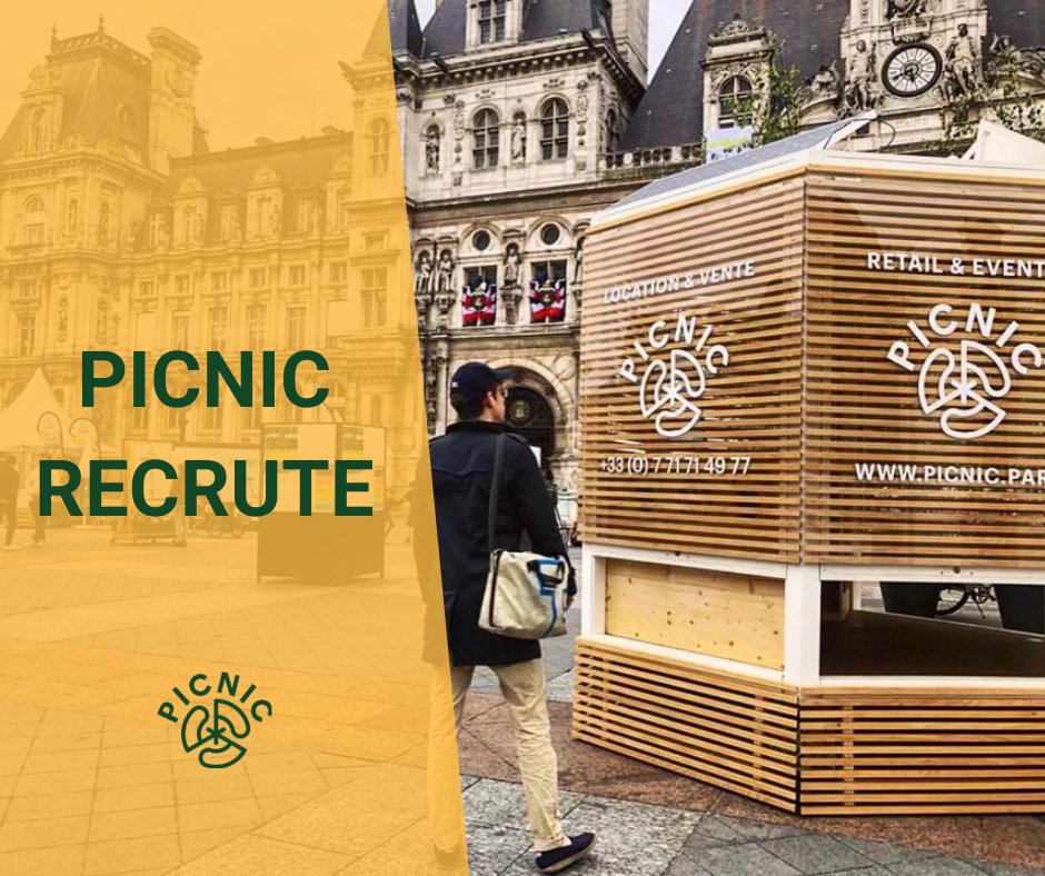 Picnic_Kiosque's tweet photo. PICNIC recrute ! 🎯
- 1 Commercial : CDI
- 1 MRKT/Comm : alternance/stage
- 1 chargé(e) de clientel(e) : CDI
- 1 Technicien(e) polyvalent(e) : CDI
- 1 Ingénieur BE polyvalent : stage/alternance
📝contact@picnic.paris
#recrutement #startup #architecturemodulaire https://t.co/Fw9iBnnfeG