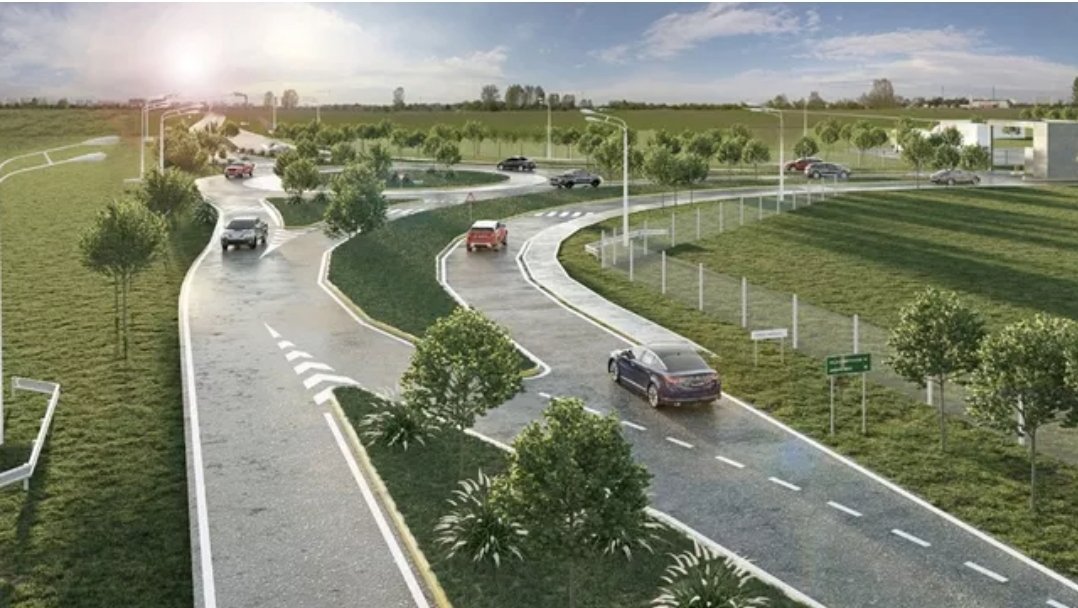 Es una obra que trabajamos en conjunto con los representantes del <a href="/PIAlvear/">Parque Industrial Alvear</a> para brindar mayor seguridad y mejorar las condiciones de producción.

#LasObrasEnMarcha