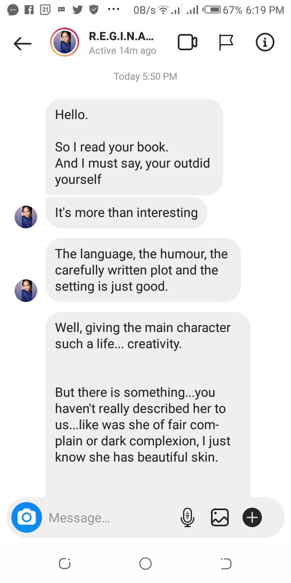 ericBgichuru's tweet photo. Can't believe she said this after reading #WithEyesWideOpen Novel!! https://t.co/bKSzmDCgCf