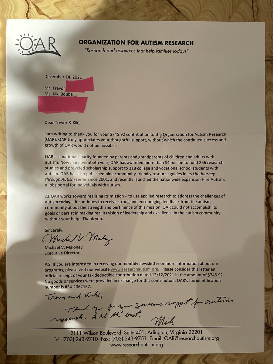 Good morning Good morning. 10% (10 SOL) of the proceeds from KIKI | BOUBA's initial sale have been donated to the Center for Autism Research. 

We are SO grateful for your help supporting such a reputable, 4 star charity doing incredible work.

The SOL were sold around $218-219.