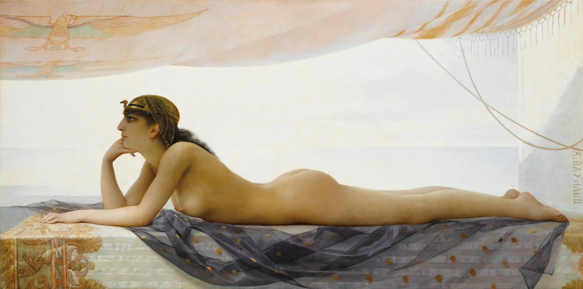 ArtUnfaded's tweet photo. Auguste Raynaud - The Beautiful Egyptian (before 1937) #ArtUnfaded #painting #augusteraynaud https://t.co/Guk5GQx1mk