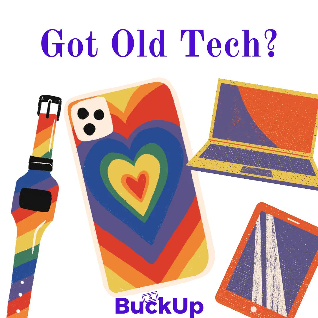 Upgraded your tech? 

We can find your old tech a new home! #BuckUp