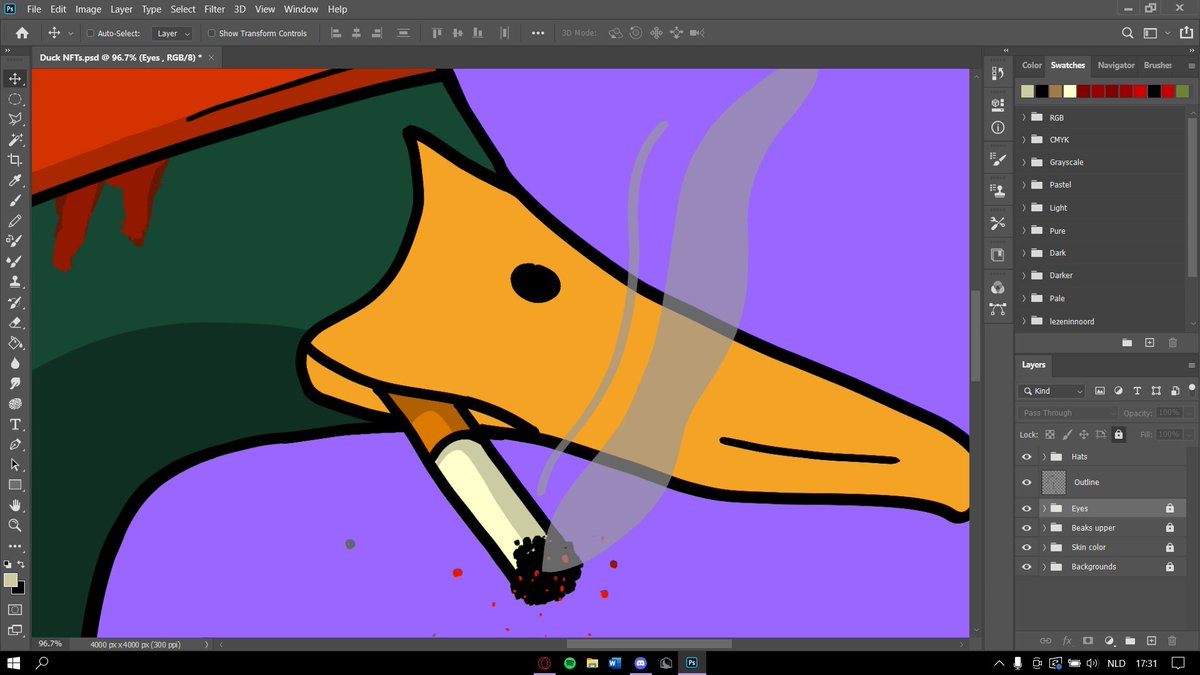 DuckWaterNFT's tweet photo. im making some beaks rn https://t.co/Rjcr8Htvfl