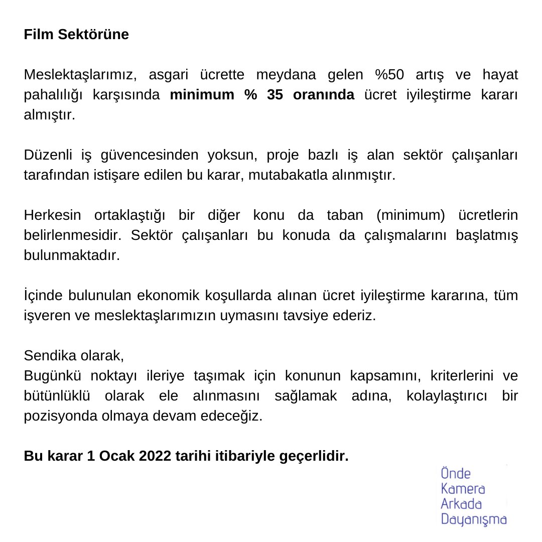 sinematvsen's tweet photo. Film Sektörüne... https://t.co/CUL9FyOm4N