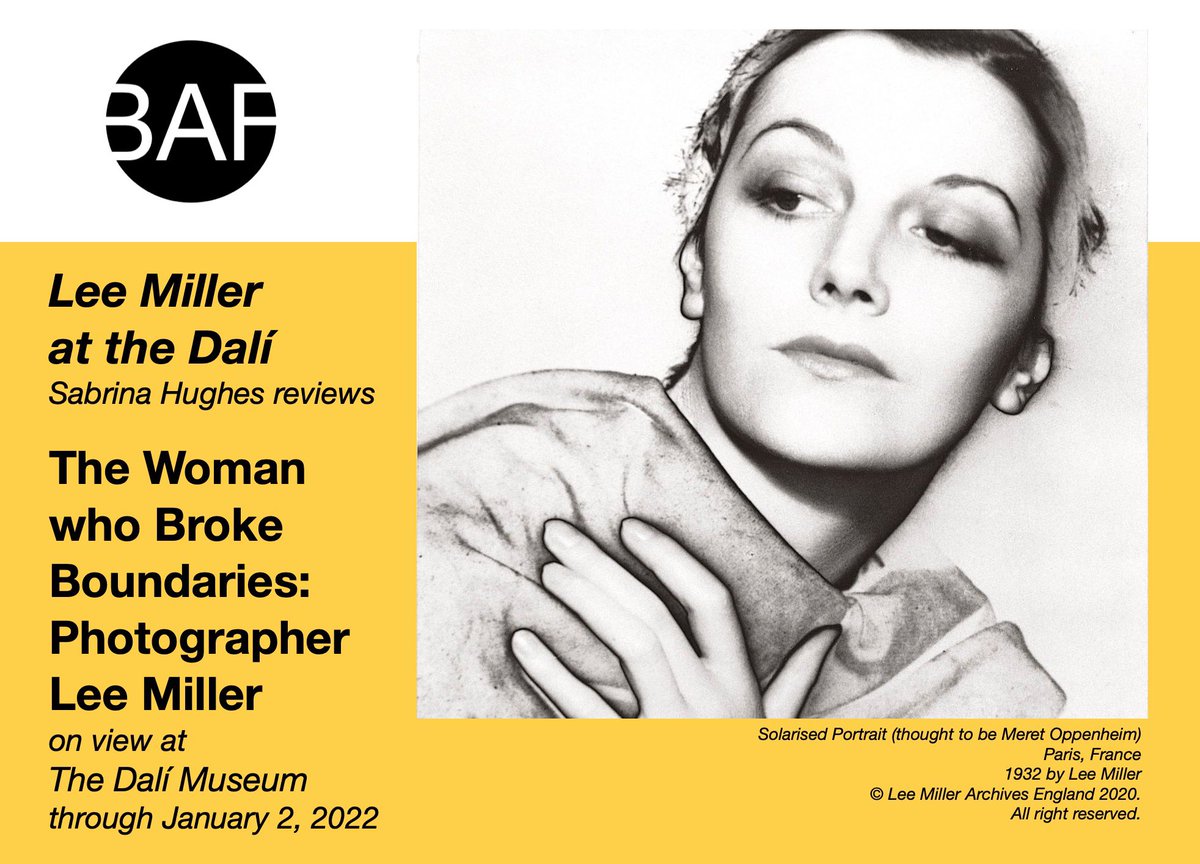 art_files's tweet photo. Click the link in our bio above to read Sabrina Hughes insightful review. The last day to see this powerful exhibition at The Dali is Sunday, Jan.  2, 2022. #dalimuseum #leemiller #photography #stpetersburgflorida https://t.co/ylijKcm6eF