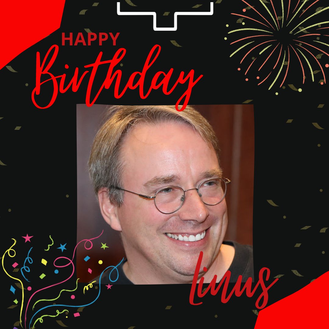 napoli_lug's tweet photo. Tanti auguri Linus Torvalds! 🎉🎉🎉🐧

#linux #gnulinux #linusTorvalds #nalug #birthday https://t.co/iOQ98OiEvI