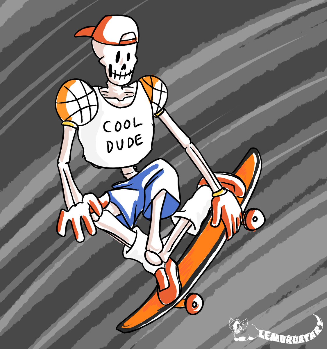 Gyftmas for greenjellybean featuring #spicyhoney, sans and bunny at #grillbys plus bone-us skateboard papyrus <a href="/gyftmas2021/">gyftmas event</a> Happy holidays!