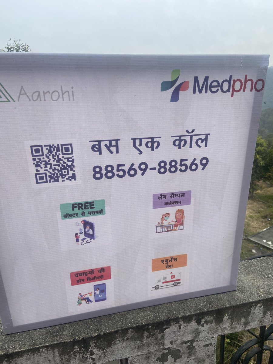 HeyShashankkk's tweet photo. 90 villages(Uttarakhand) will have 24*7 access to our doctors for FREE-CONSULTATION.Partnered with local healthcare workers to empower the community with primary care . Now everyone can dial 88569-88569 . Ab bas ek call par doctor ( as one of the healthcare worker said to me) https://t.co/1Ka5J8wRsS