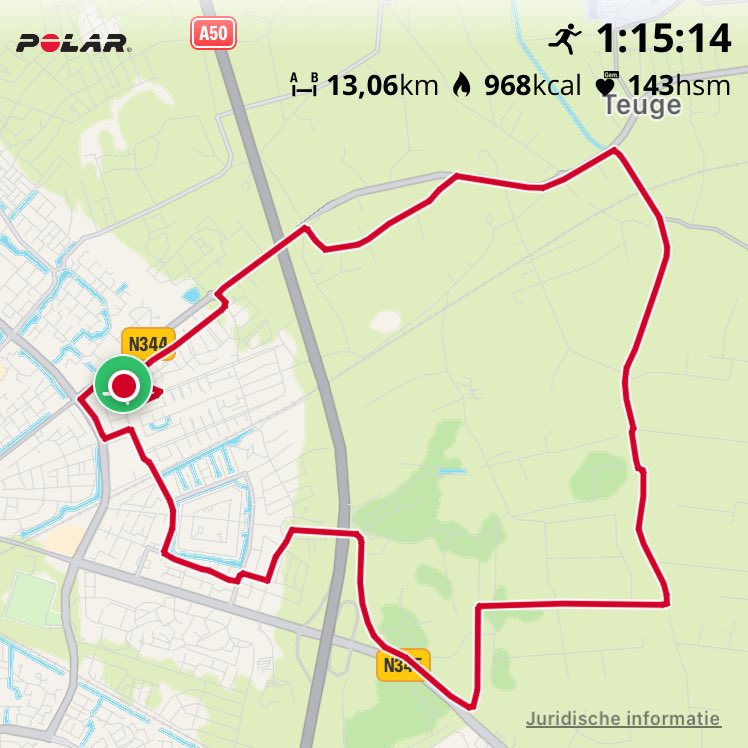 #PolarM430 vandaag weer een lekkere Booster training afgewerkt! #runningmovements #hardlopen #Apeldoorn