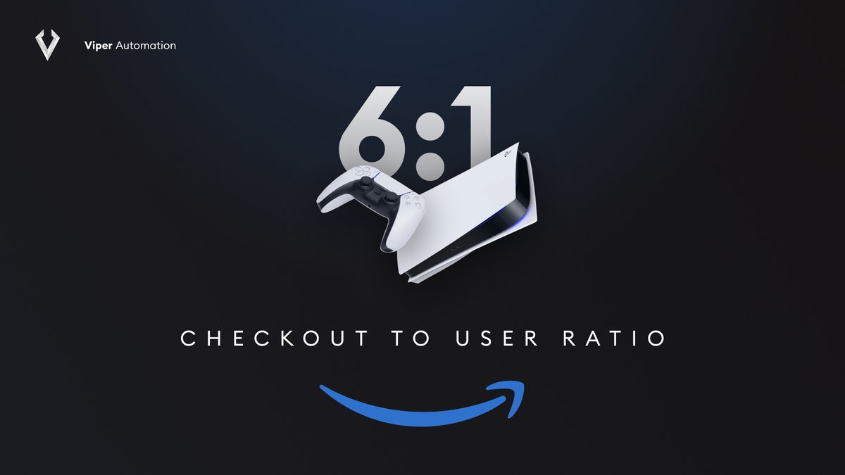 Amazon PS5s ✔️ On average, each user got 6 PS5 checkouts, but some users even hit up to 55+ PS5s! Who wants to join us and increase our checkouts? 🐍