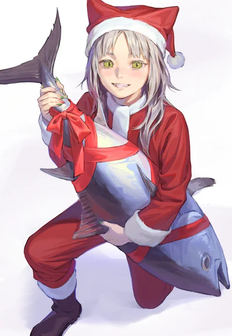 愚かオブザイヤー受賞者なので今クリスマス絵ができた 