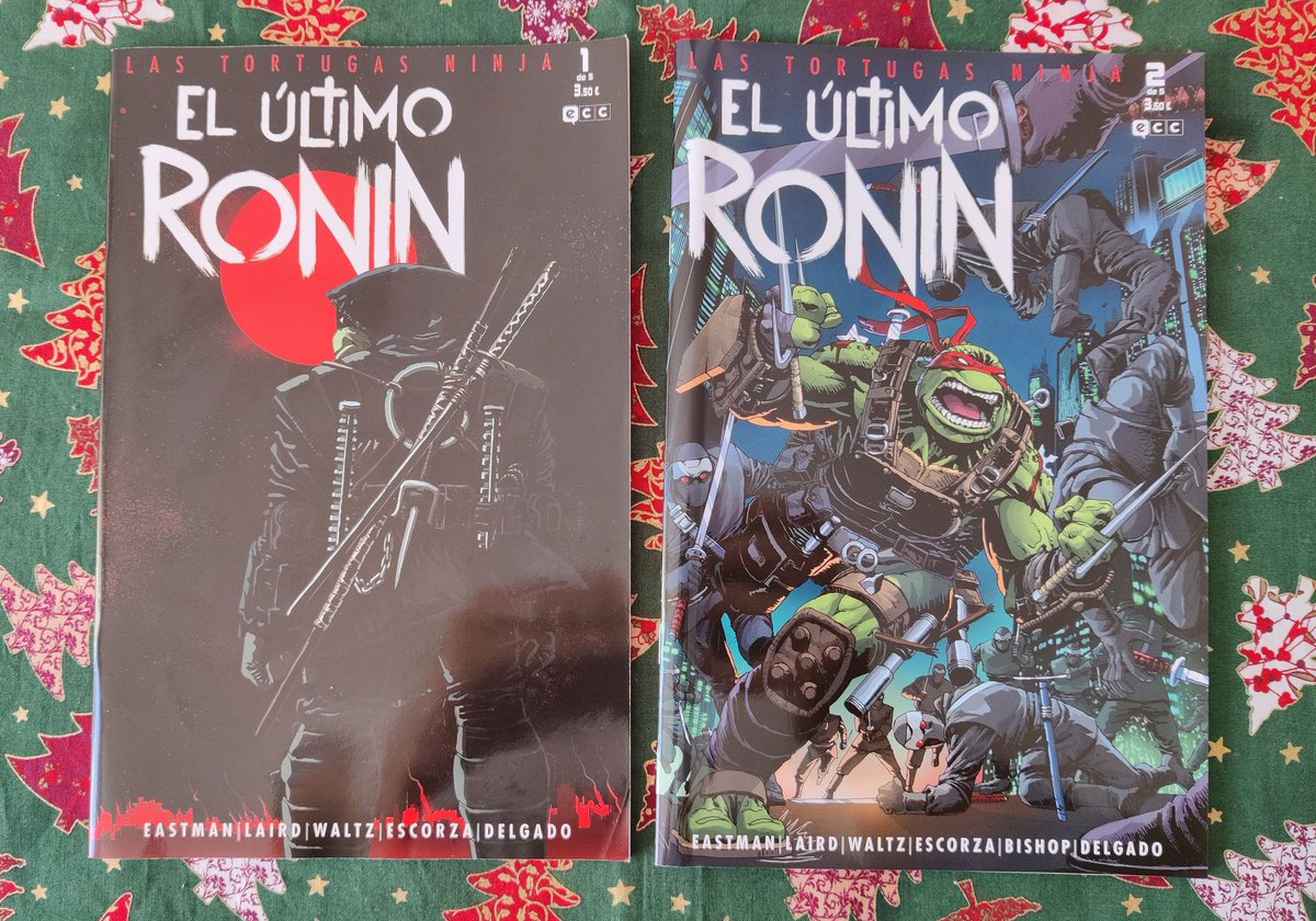 PabloMarLu's tweet photo. 117 y 118. El último Ronin. Números #1 y #2. Por #Eastman, #Laird, #Waltz, #Escorza y #Delgado.
Publicado por @eccediciones.
Sublimes dos primeros números. Muy duros de leer, eso sí, si eres fan de las tortugas. https://t.co/KOHawpuufP