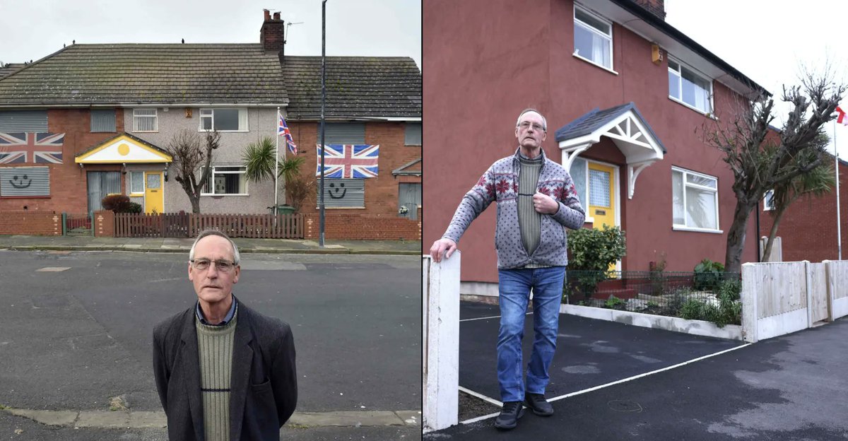 ladbible's tweet photo. 🏠 - Man who refused to leave council house finds brand new estate built around his home. https://t.co/FDWQiPqL0x