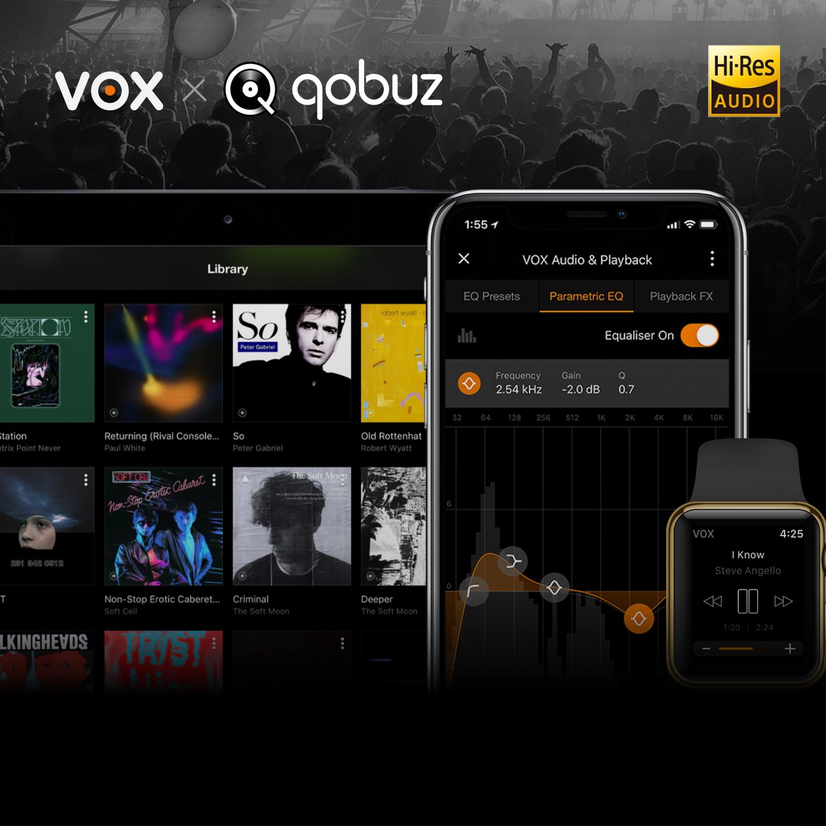 Qobuz joins VOX (<a href="/Coppertino/">VOX Music Player</a>)! Meet VOX, a premium audio player for Hi-Res music through the popular sources. Store, manage and listen to your favorite music with the ultimate sound quality.

Learn more 👉 qob.uz/vox-player

#VoxMusicPlayer #HiRes #Qobuz