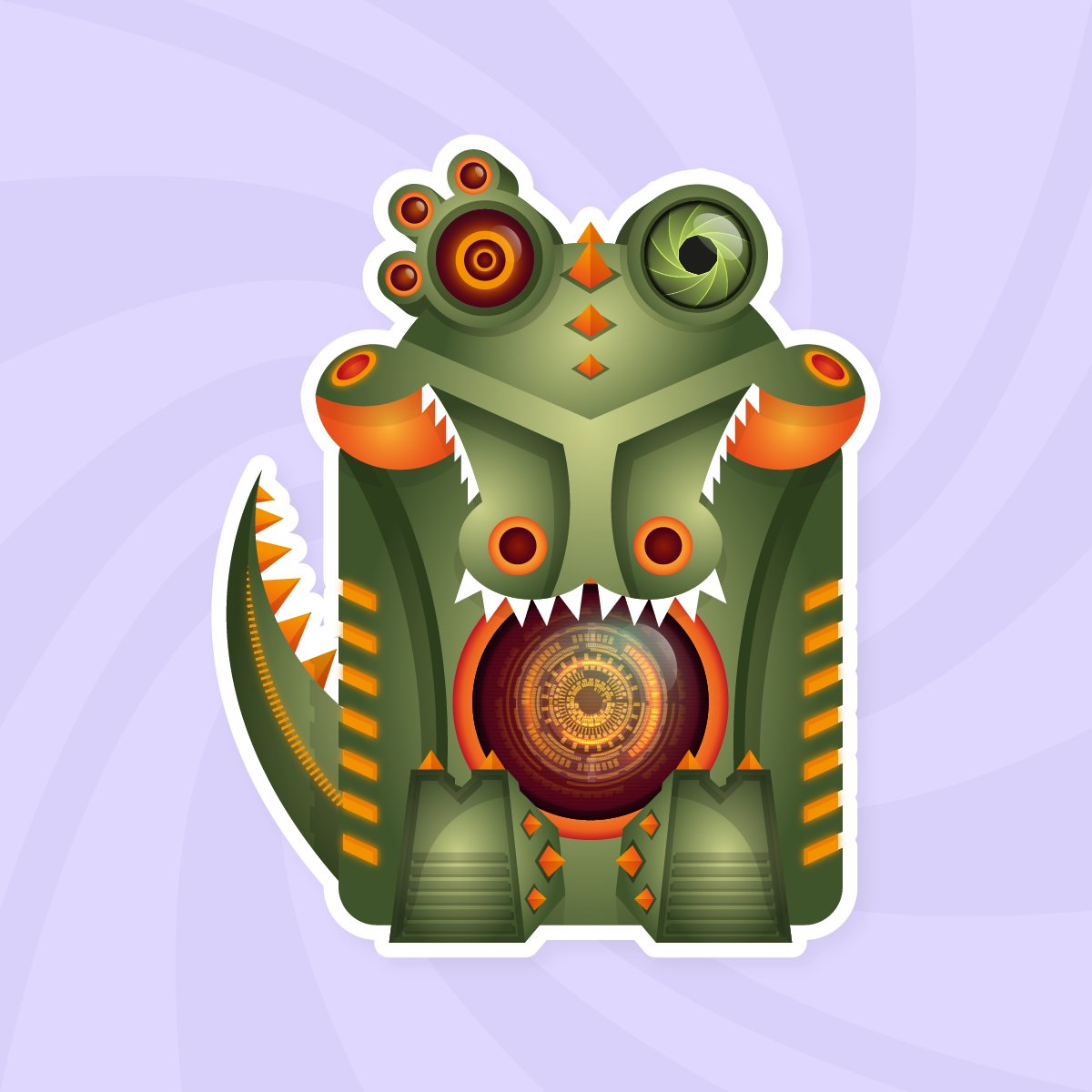 crocblocknft's tweet photo. Did you know that rarity is not determined by traits, but by specie. #CrocDroids are most rare in the Croc collection, and took +/- 4hrs each to create.

Available on @opensea
https://t.co/mCBfQot3nD

#NFT #NFTs #nftcollector #NFTcollectibles #NFTartist #NFTart #OpenSeaNFT https://t.co/ZmC2fJNkak