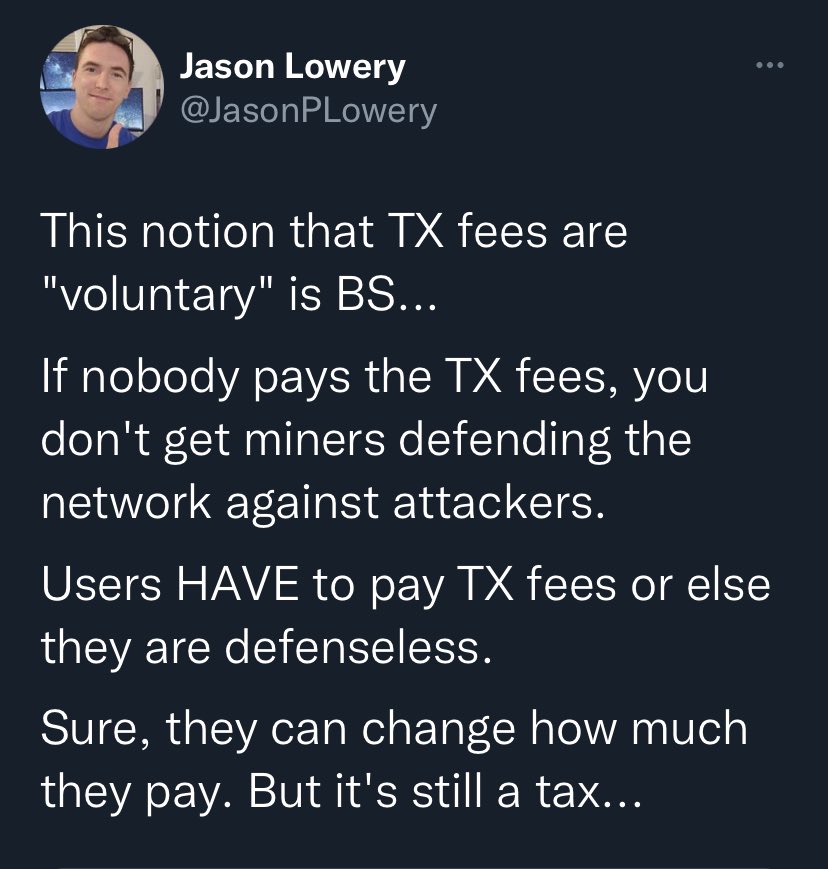 If only there were a system whose security was not dependent on fees..

If only mass coordination at scale was not just a distant dream..

If only Users could somehow defend themselves..

#minima