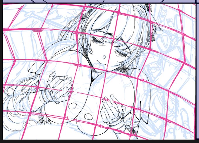 正確かどうかはおいといて、不自然に見えない感覚パースをちゃんと身につけていきたい。3D使えばはやない? 的な事を思わないでもないけど、個人的にある程度セルフで出来るようになってから始めて3Dに頼りたいという気持ちがある 