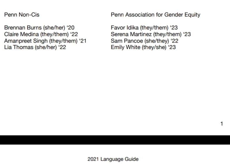 JimBUWDawg's tweet photo. @FondOfBeetles Emma. Why you asking about outdated terminology?
According to Lia Thomas' @Penn Trans Inclusive Language Guide, "Designated Sex At Birth (DSAB)" is the proper term to use now. Also note the three possibilities of "perceived sex." #HardToKeepUp #SexNotGender https://t.co/vSP2I9KLMm