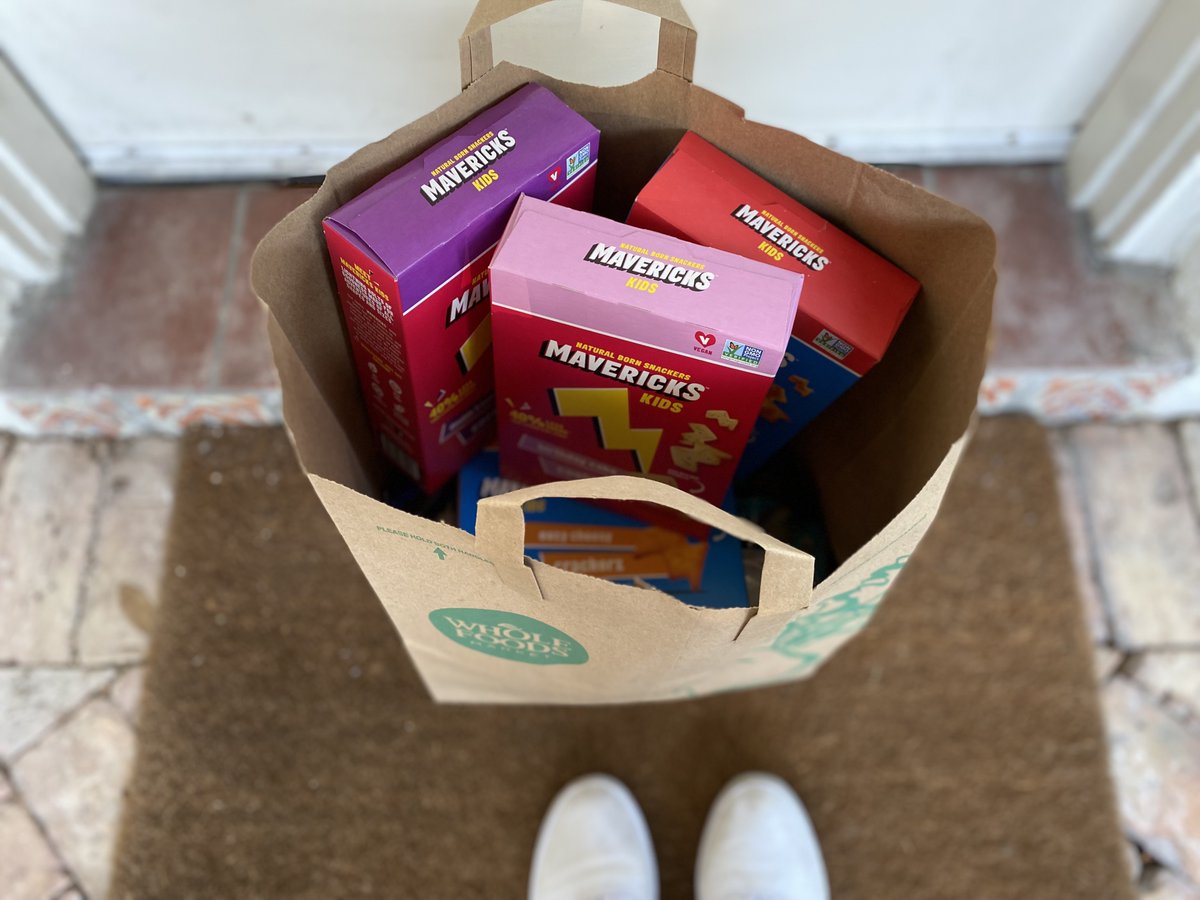 Special delivery! 📦 Did you know <a href="/amazonprimenow/">Amazon Prime Now</a> delivers Mavericks direct to your door from our partner @wholefoods? Perfect for busy holiday schedules, or for sending a fun treat to friends and family! 👍🏻