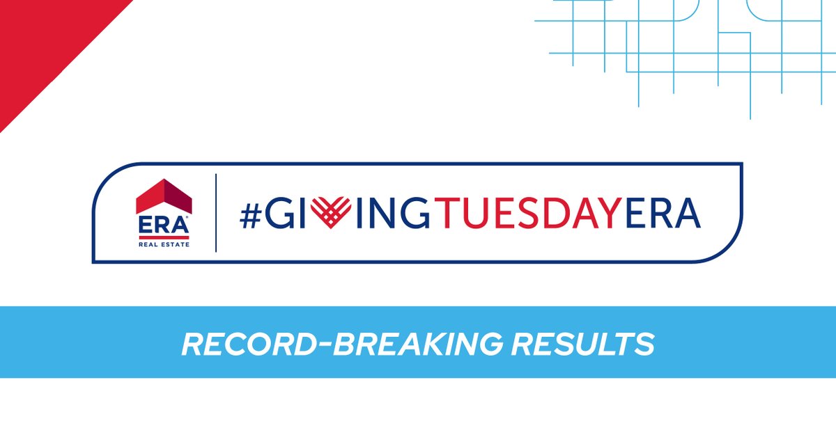 We are thrilled to share the results of this year's #GivingTuesdayERA campaign. The entire network went above and beyond to give back this holiday season and shattered a record, collecting nearly 12,000 donations for Toys for Tots.  Way to go #TeamERA! bit.ly/3qomb5e