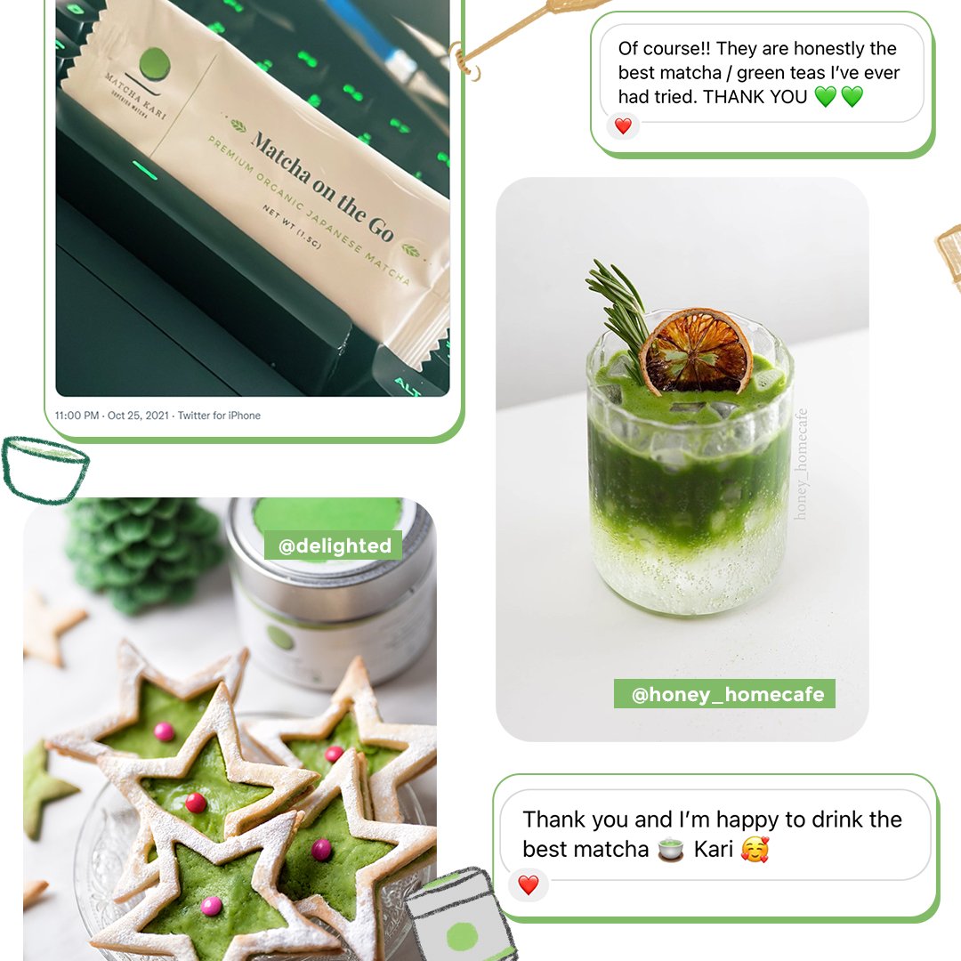 MatchaKari's tweet photo. Just an appreciation post for what got us through another tough year #matchafam 🍵 💚 https://t.co/R171JuuJt1