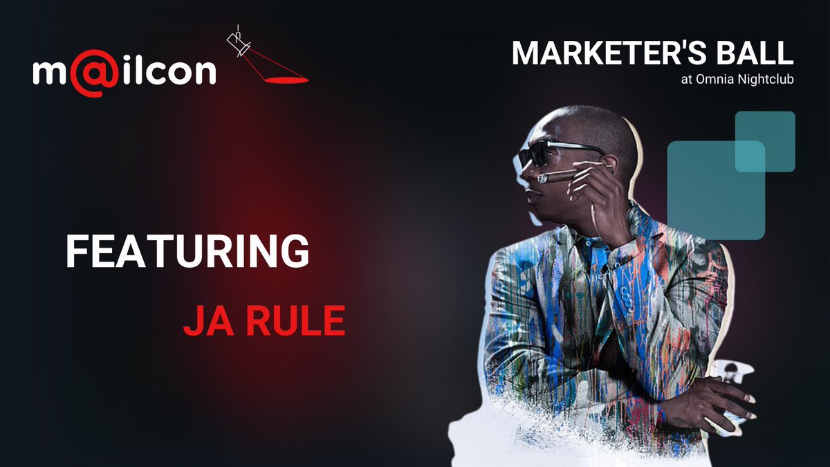 MailConOfficial's tweet photo. π΅ Let's get this party started..π΅
Who's ready to party it up with the one and only Ja Rule during MailCon's Marketer's Ball?
Stay tuned for more details!
#MailCon #MailConLV #MailConLV22 #MailCon22 #JaRule #MarketersBall #OmniaNightclub https://t.co/jGaUI4NAcS
