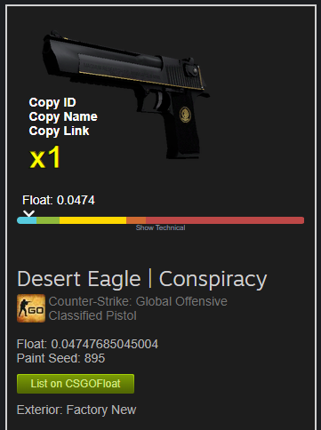SynchoCS's tweet photo. Want to throw some more presents before the New Year.. 🙏🌟💛
🎁Giving away:
Desert Eagle | Conspiracy FN .04

✅Follow me
✅Retweet
 ⏳ Drawing in 24h. https://t.co/091VFcN4E1