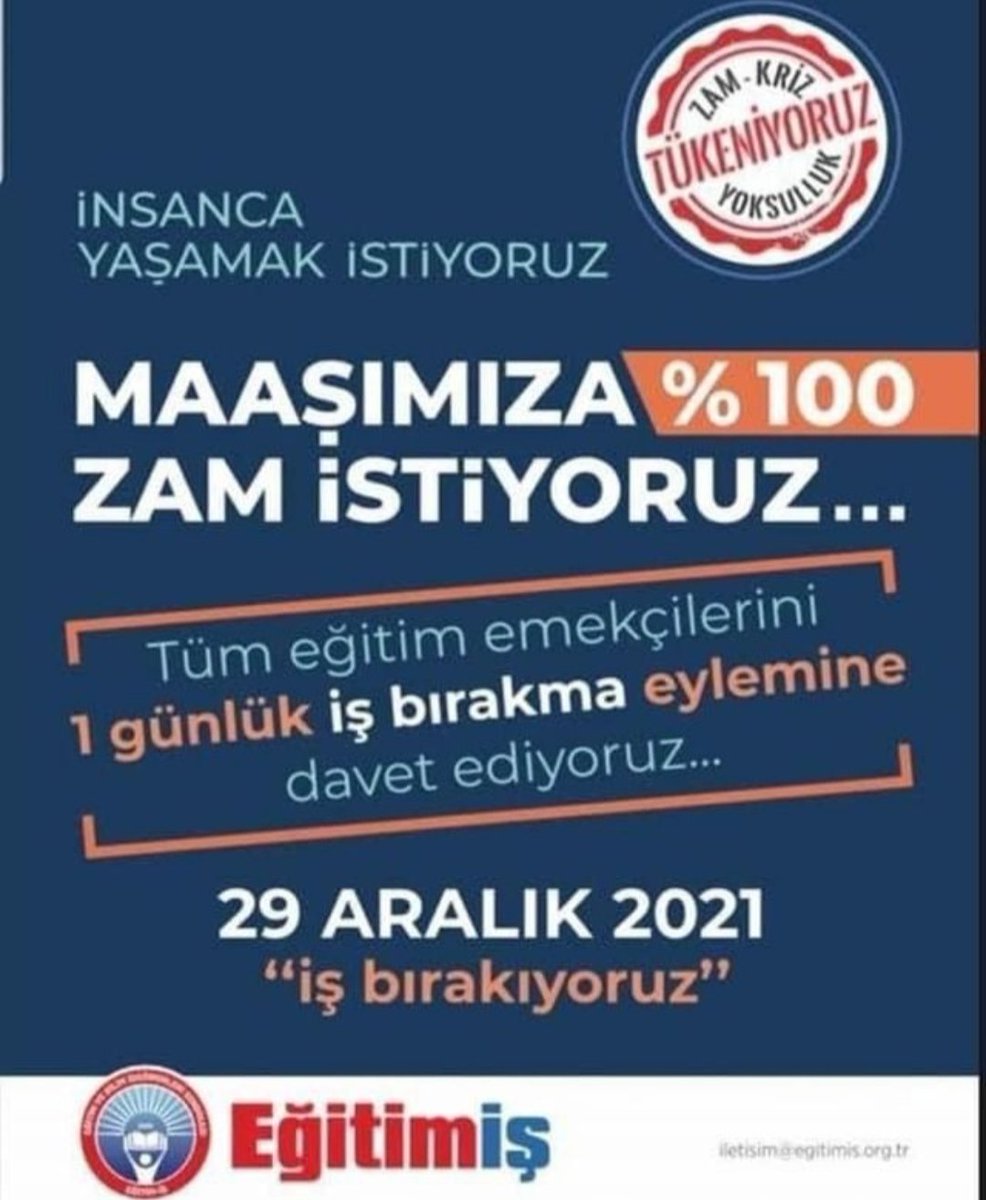 leventcakan70's tweet photo. YARIN iş bırakarak .Isparta da saat 16.30 da Kaymakkapı Meydanindayiz gibi
#tukeniyoruzeylemdeyiz
#öğretmenlereEkZam https://t.co/LYoluRaU4F