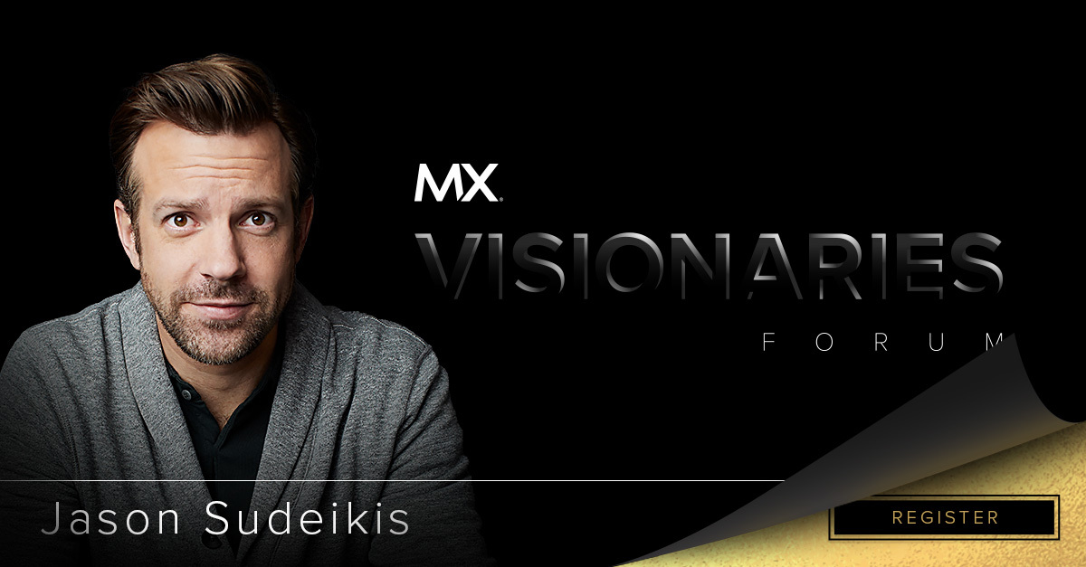 mX's tweet photo. Join Jason Sudeikis - star of @TedLasso - at the #MXVisionaries forum on 1/25. He'll discuss how unconventional leadership, a positive attitude, and challenging the status quo can flip the script and change the game for your team. ⇨ Save your seat now: https://t.co/IlQ458oKBW https://t.co/mXljfFgcE8
