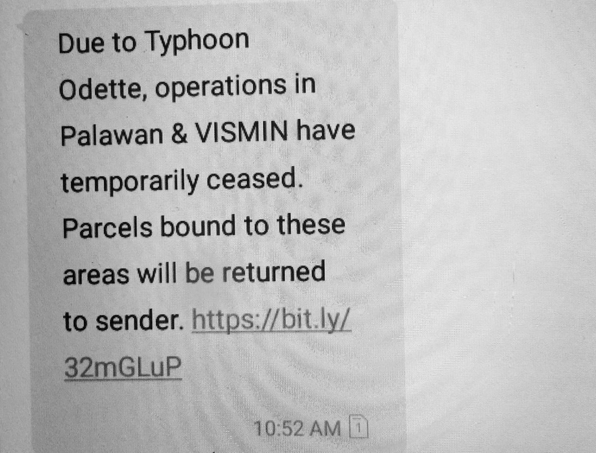 b3tterdaze's tweet photo. ➤ update !     #bdaze_update 

     sa mga ggx po ang courier within visayas and mindanao, mababalik po yung parcel nyo bc of the typhoon. sorry po sa abala and need po ng mahabang pasensya. will update you po ulit pag nareceive and ready for shipment na. thank you so much po https://t.co/XSFBJEteeM