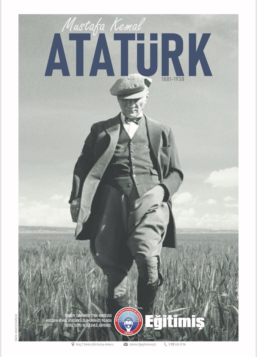 Başöğretmen Mustafa Kemal Atatürk’ün izinde, cumhuriyetimizin kazanımlarını korumaya çalışan eğitimciler olarak ülkemizin geleceği için endişe duyuyoruz. #tukeniyoruzeylemdeyiz