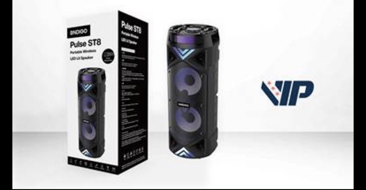 boost_vip's tweet photo. #VIPRetailers the new #ONDIGO Pulse ST8? Your customers can get the party started with this colorful LED-lit Dual 4.0 speaker featuring a digital display screen, 3,000 mAH battery &amp; #Bluetooth pairing.
 
#theVIPboost https://t.co/rvRqUT0Xud