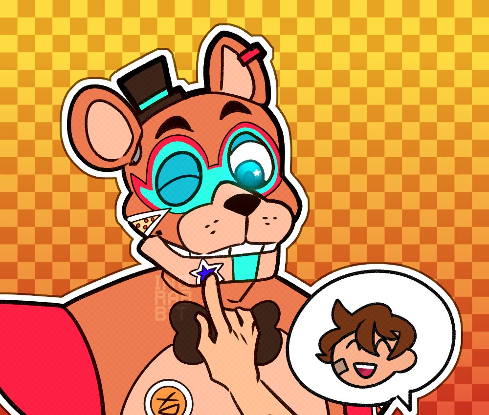 Somebody suggested adding stickers to the robot dad, so here is part two! #fnafsb #fnaf #securitybreach